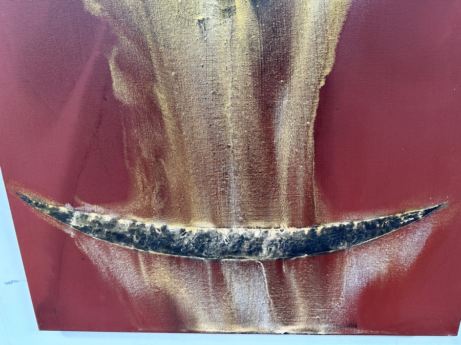 Gerrit Greve (1948-2024, Cardiff by the Sea, CA) Original Acrylic Painting On Canvas Titled 'Spirit Boat Series - Voyage 325' 2023 Signed Verso 30 X 40 Estimate $1,200 - $1,500 [Photo 6]