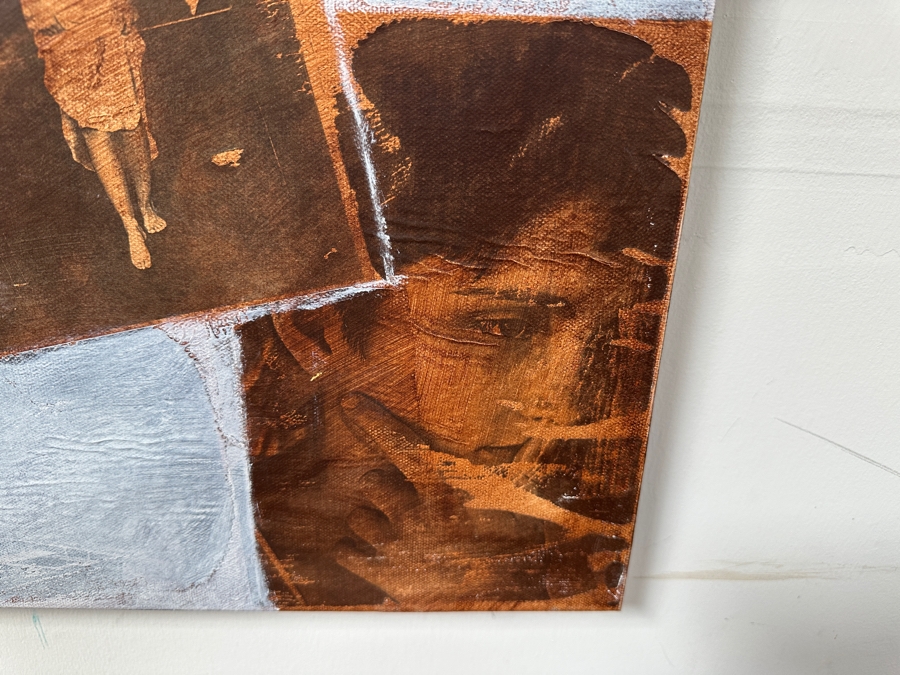 Gerrit Greve (1948-2024, Cardiff by the Sea, CA) Original Mixed Media Acrylic Painting On Canvas Titled 'Box Series - Memory Box' 2022 Signed Verso 40 X 30 Estimate $1,200 - $1,500 [Photo 12]