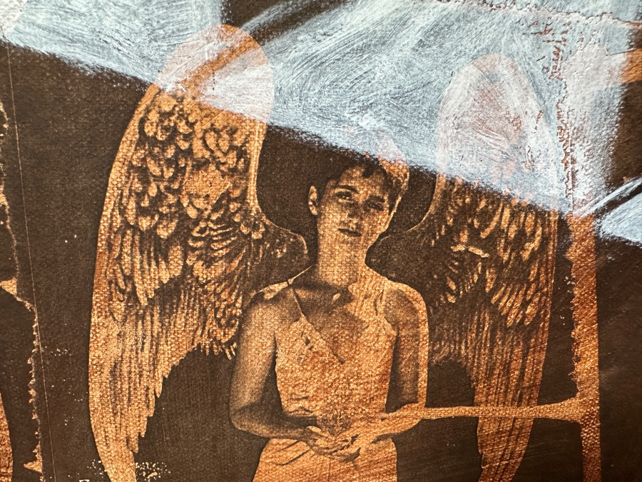 Gerrit Greve (1948-2024, Cardiff by the Sea, CA) Original Mixed Media Acrylic Painting On Canvas Titled 'Box Series - Memory Box' 2022 Signed Verso 40 X 30 Estimate $1,200 - $1,500 [Photo 3]