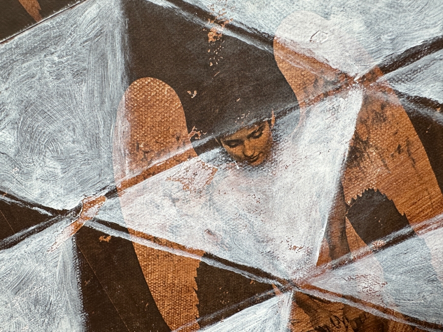 Gerrit Greve (1948-2024, Cardiff by the Sea, CA) Original Mixed Media Acrylic Painting On Canvas Titled 'Box Series - Memory Box' 2022 Signed Verso 40 X 30 Estimate $1,200 - $1,500 [Photo 10]