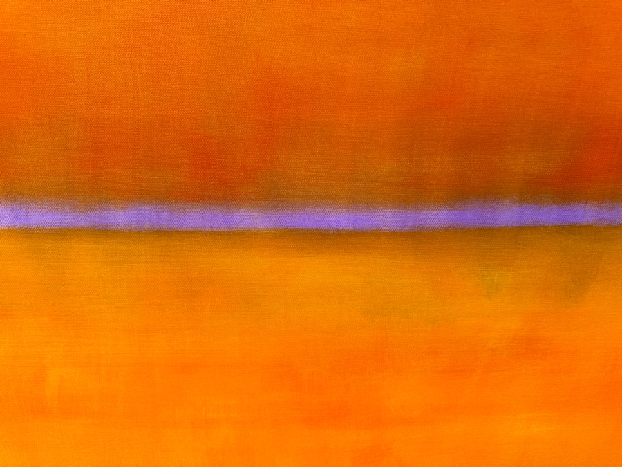 Gerrit Greve (1948-2024, Cardiff by the Sea, CA) Original Acrylic Painting On Canvas Titled 'Abstract Color Field In Manner of Mark Rothko 607' 2023 Signed Verso 40 X 30 Estimate $1,200 - $1,500 [Photo 2]