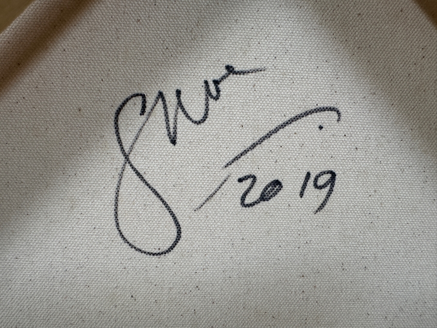 Gerrit Greve (1948-2024, Cardiff by the Sea, CA) Original Acrylic Painting On Canvas Titled 'Abstract Color Field In Manner of Mark Rothko 546' 2019 Signed Verso 36 X 36 Estimate $1,300 - $1,600 [Photo 5]