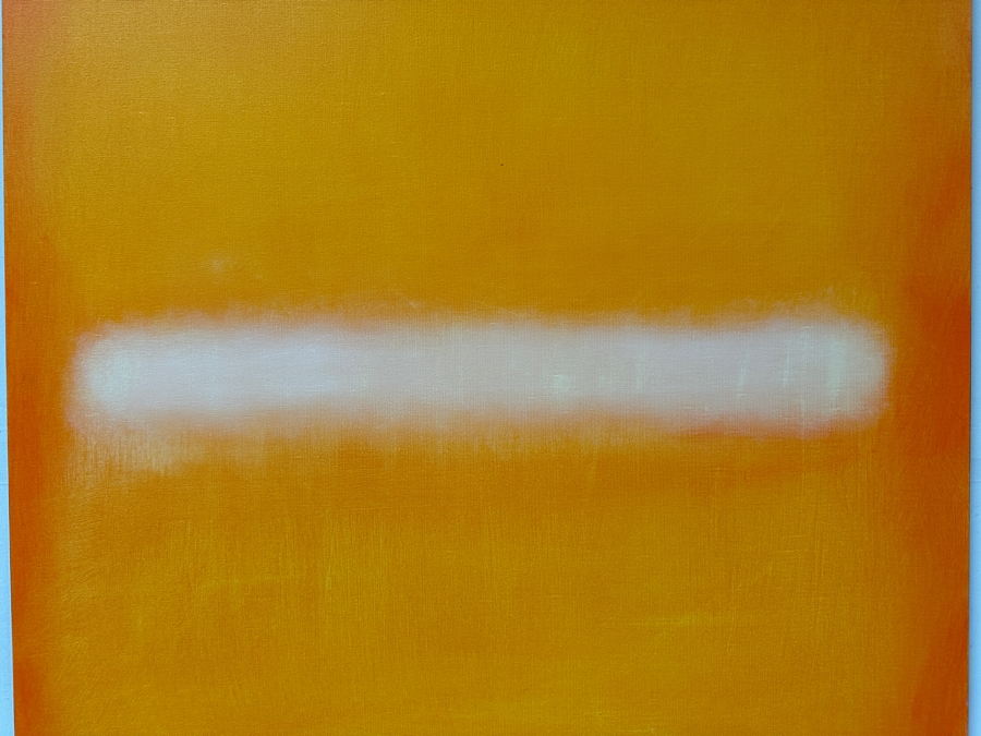Gerrit Greve (1948-2024, Cardiff by the Sea, CA) Original Acrylic Painting On Canvas Titled 'Abstract Color Field In Manner of Mark Rothko 546' 2019 Signed Verso 36 X 36 Estimate $1,300 - $1,600 [Photo 2]