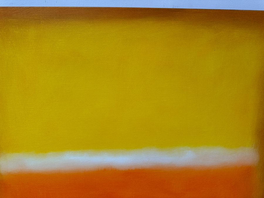 Gerrit Greve (1948-2024, Cardiff by the Sea, CA) Original Acrylic Painting On Canvas Titled 'Abstract Color Field In Manner of Mark Rothko 545' 2019 Signed Verso 36 X 36 Estimate $1,300 - $1,600 [Photo 3]