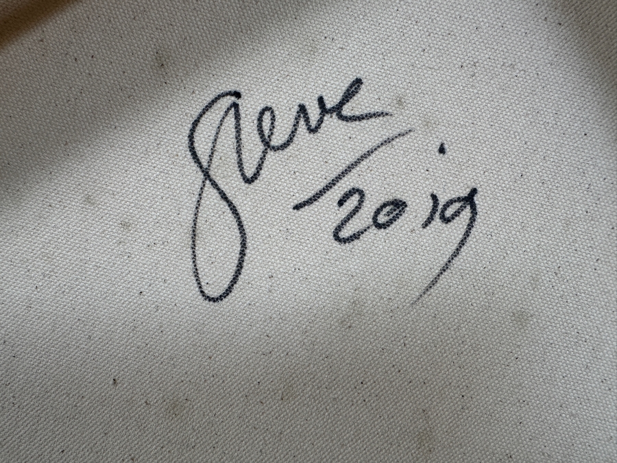 Gerrit Greve (1948-2024, Cardiff by the Sea, CA) Original Acrylic Painting On Canvas Titled 'Abstract Color Field In Manner of Mark Rothko 545' 2019 Signed Verso 36 X 36 Estimate $1,300 - $1,600 [Photo 6]