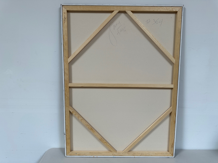 TBDGerrit Greve (1948-2024, Cardiff by the Sea, CA) Original Acrylic Painting On Canvas Titled 'Abstract Color Field In Manner of Mark Rothko 364' 2006 Signed Verso 36 X 48 Estimate $1,700 - $2,200 [Photo 5]