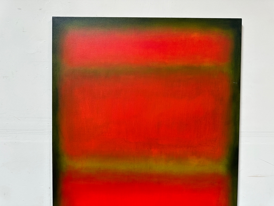 TBDGerrit Greve (1948-2024, Cardiff by the Sea, CA) Original Acrylic Painting On Canvas Titled 'Abstract Color Field In Manner of Mark Rothko 364' 2006 Signed Verso 36 X 48 Estimate $1,700 - $2,200 [Photo 4]