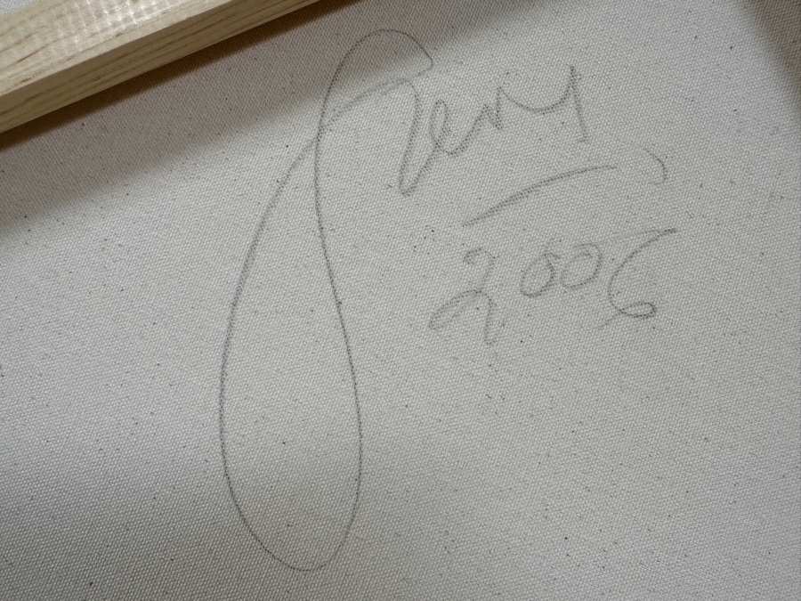 TBDGerrit Greve (1948-2024, Cardiff by the Sea, CA) Original Acrylic Painting On Canvas Titled 'Abstract Color Field In Manner of Mark Rothko 364' 2006 Signed Verso 36 X 48 Estimate $1,700 - $2,200 [Photo 8]