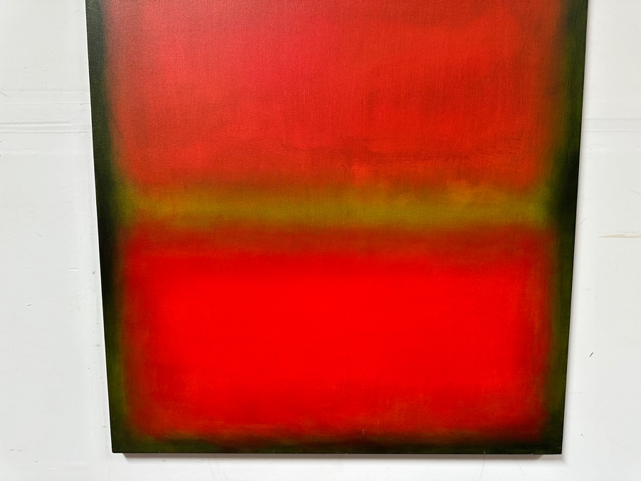 TBDGerrit Greve (1948-2024, Cardiff by the Sea, CA) Original Acrylic Painting On Canvas Titled 'Abstract Color Field In Manner of Mark Rothko 364' 2006 Signed Verso 36 X 48 Estimate $1,700 - $2,200 [Photo 2]