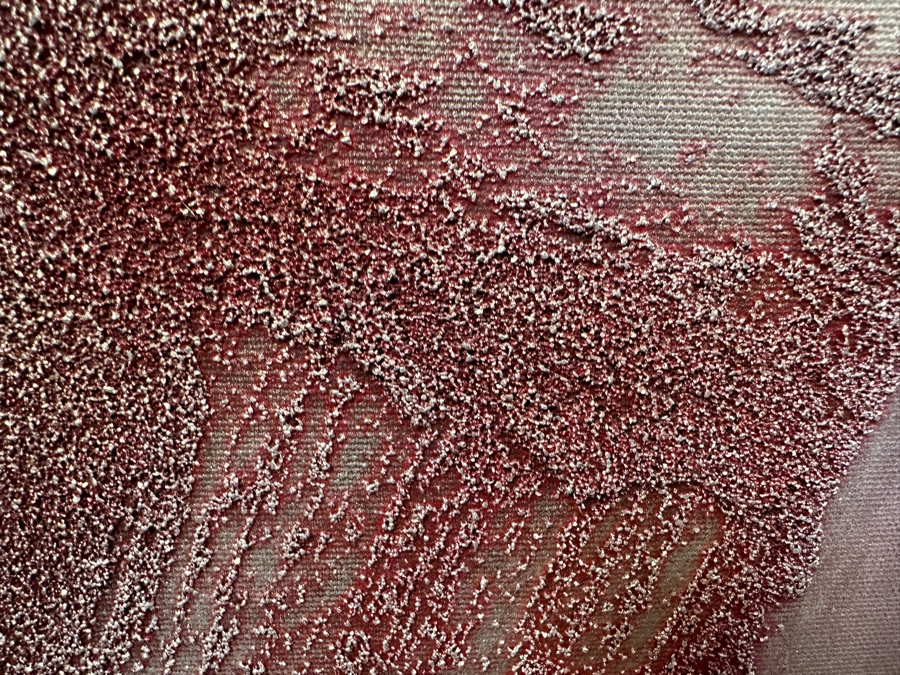 TBDGerrit Greve (1948-2024, Cardiff by the Sea, CA) Original Acrylic And Sand Painting On Canvas Titled 'Abstract Sand Painting - Theurgy - 1' 2001 Signed Verso 36 X 48 Estimate $1,700 - $2,200 [Photo 5]