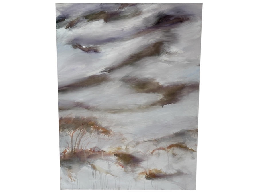 Gerrit Greve (1948-2024, Cardiff by the Sea, CA) Original Acrylic Painting On Canvas Titled 'Mindscape 019' 2004 Signed Verso 36 X 48 Estimate $1,700 - $2,200 [Photo 1]