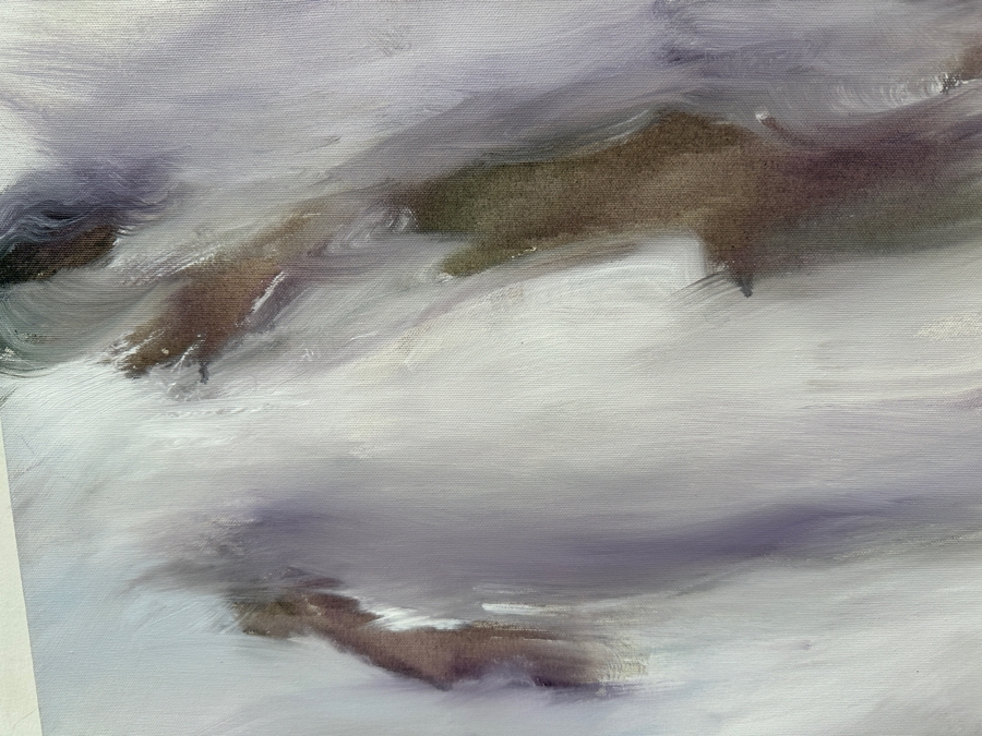 Gerrit Greve (1948-2024, Cardiff by the Sea, CA) Original Acrylic Painting On Canvas Titled 'Mindscape 019' 2004 Signed Verso 36 X 48 Estimate $1,700 - $2,200 [Photo 5]