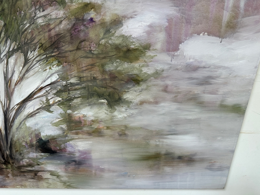 Gerrit Greve (1948-2024, Cardiff by the Sea, CA) Original Acrylic Painting On Canvas Titled 'Mindscape 018' 2004 Signed Verso 40 X 40 Estimate $1,600 - $2,000 [Photo 6]