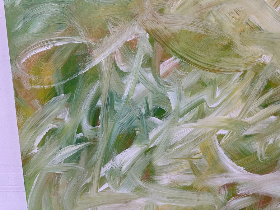 Gerrit Greve (1948-2024, Cardiff by the Sea, CA) Original Acrylic Painting On Canvas Titled 'Abstract Series' 2004 Signed Verso 40 X 40 Estimate $1,600 - $2,000 [Photo 3]