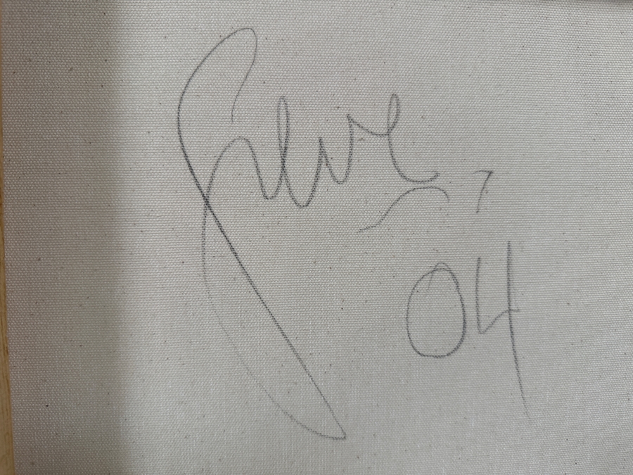 Gerrit Greve (1948-2024, Cardiff by the Sea, CA) Original Acrylic Painting On Canvas Titled 'Abstract Series' 2004 Signed Verso 40 X 40 Estimate $1,600 - $2,000 [Photo 6]