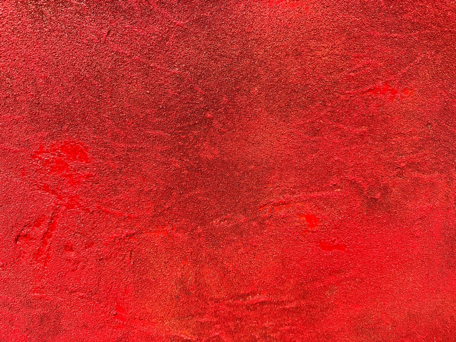 Gerrit Greve (1948-2024, Cardiff by the Sea, CA) Original Acrylic Painting On Canvas Titled 'Red Cross Deus' 1992 Signed Verso 40 X 40 Estimate $1,600 - $2,000 [Photo 3]