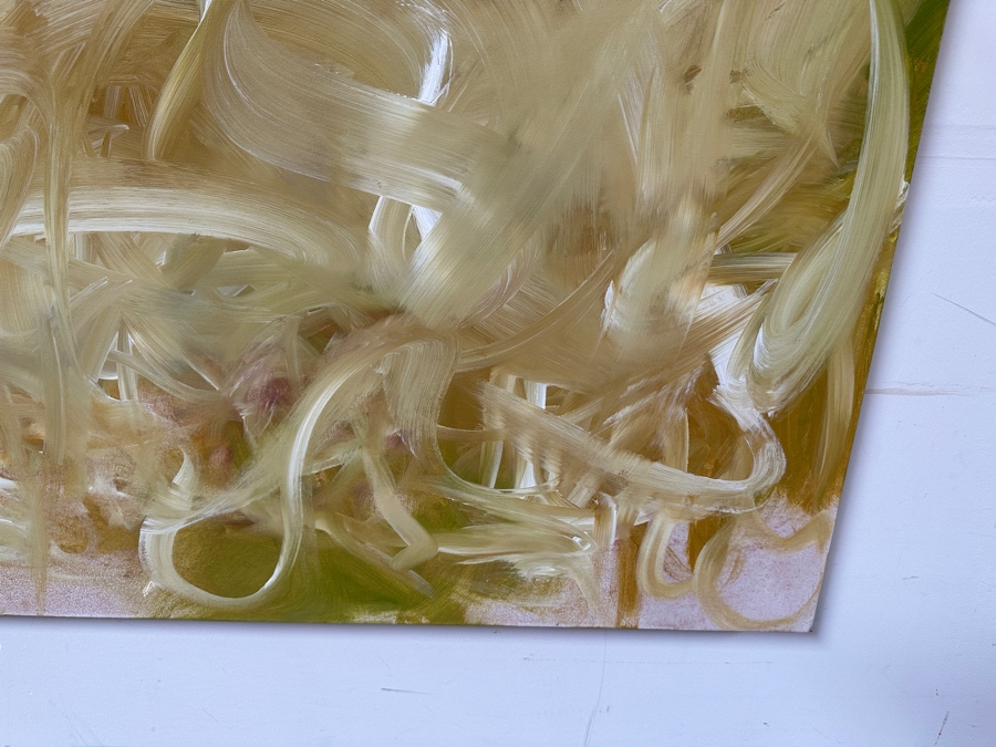 Gerrit Greve (1948-2024, Cardiff by the Sea, CA) Original Acrylic Painting On Canvas Titled 'Abstract Series' 2004 Signed Verso 40 X 40 Estimate $1,600 - $2,000 [Photo 2]