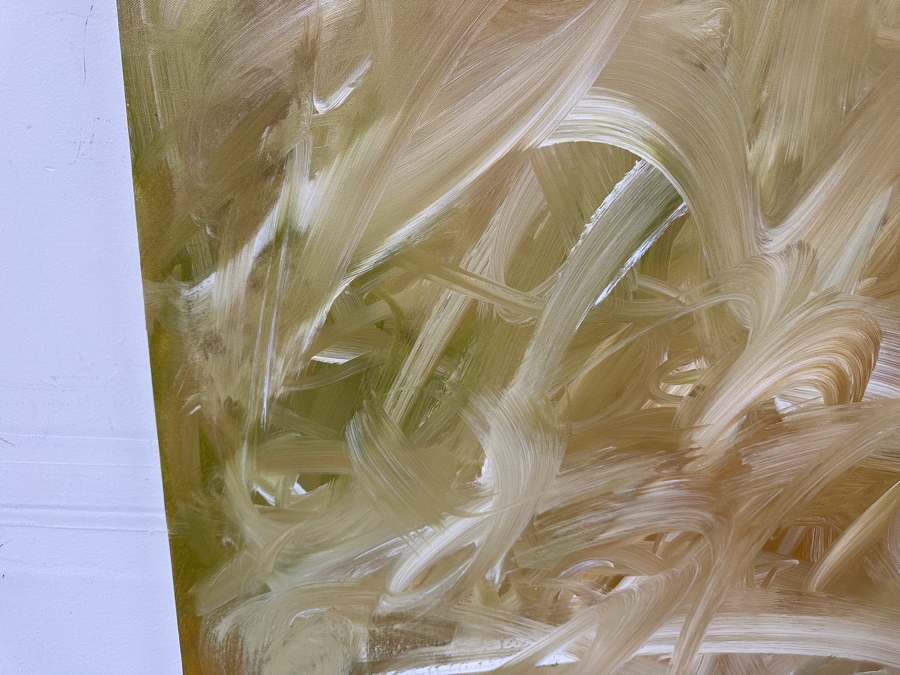 Gerrit Greve (1948-2024, Cardiff by the Sea, CA) Original Acrylic Painting On Canvas Titled 'Abstract Series' 2004 Signed Verso 40 X 40 Estimate $1,600 - $2,000 [Photo 4]