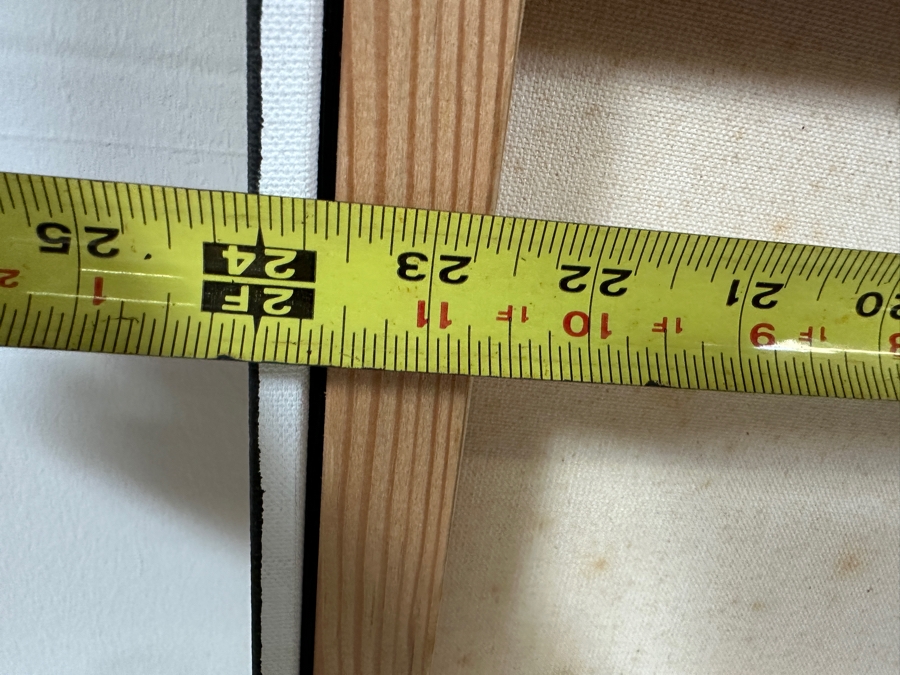 Gerrit Greve (1948-2024, Cardiff by the Sea, CA) Original Acrylic Painting On Canvas Titled 'Abstract Color Field In Manner of Mark Rothko 210' 1998 Signed Verso 24 X 36 Estimate $800 - $1,100 [Photo 4]