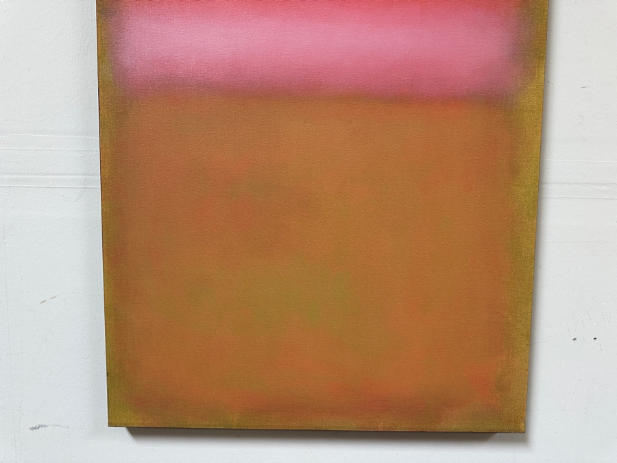 Gerrit Greve (1948-2024, Cardiff by the Sea, CA) Original Acrylic Painting On Canvas Titled 'Abstract Color Field In Manner of Mark Rothko 210' 1998 Signed Verso 24 X 36 Estimate $800 - $1,100 [Photo 2]