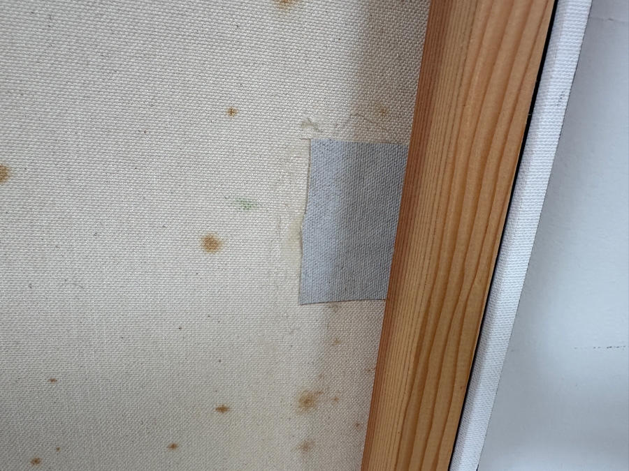 Gerrit Greve (1948-2024, Cardiff by the Sea, CA) Original Acrylic Painting On Canvas Titled 'Abstract Color Field In Manner of Mark Rothko 211' 1998 Signed Verso 24 X 36 Estimate $800 - $1,100 [Photo 5]