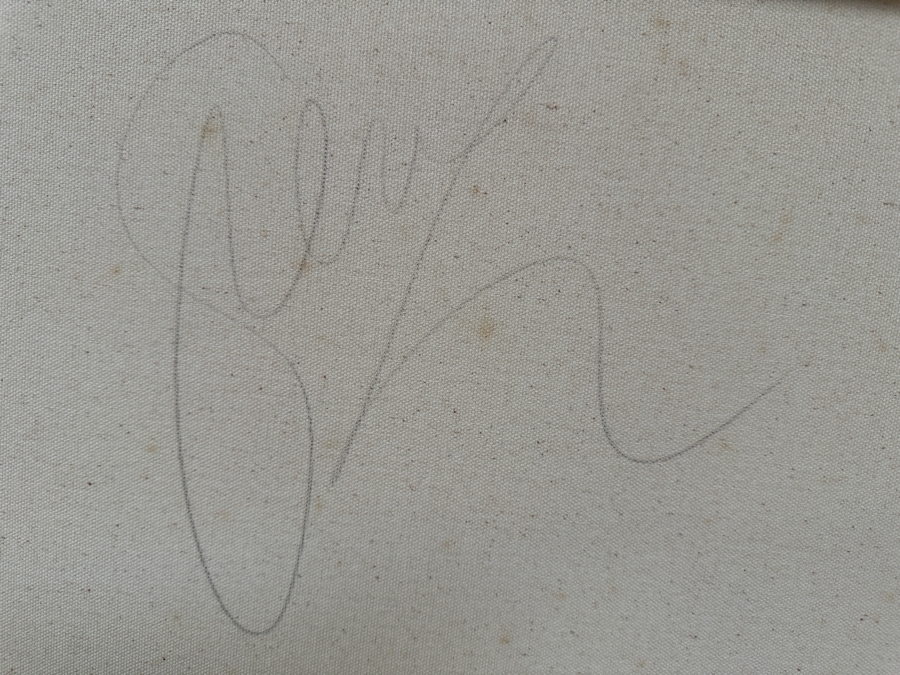 Gerrit Greve (1948-2024, Cardiff by the Sea, CA) Original Acrylic Painting On Canvas Titled 'Abstract Color Field In Manner of Mark Rothko'  Signed Verso 24 X 36 Estimate $800 - $1,100 [Photo 6]