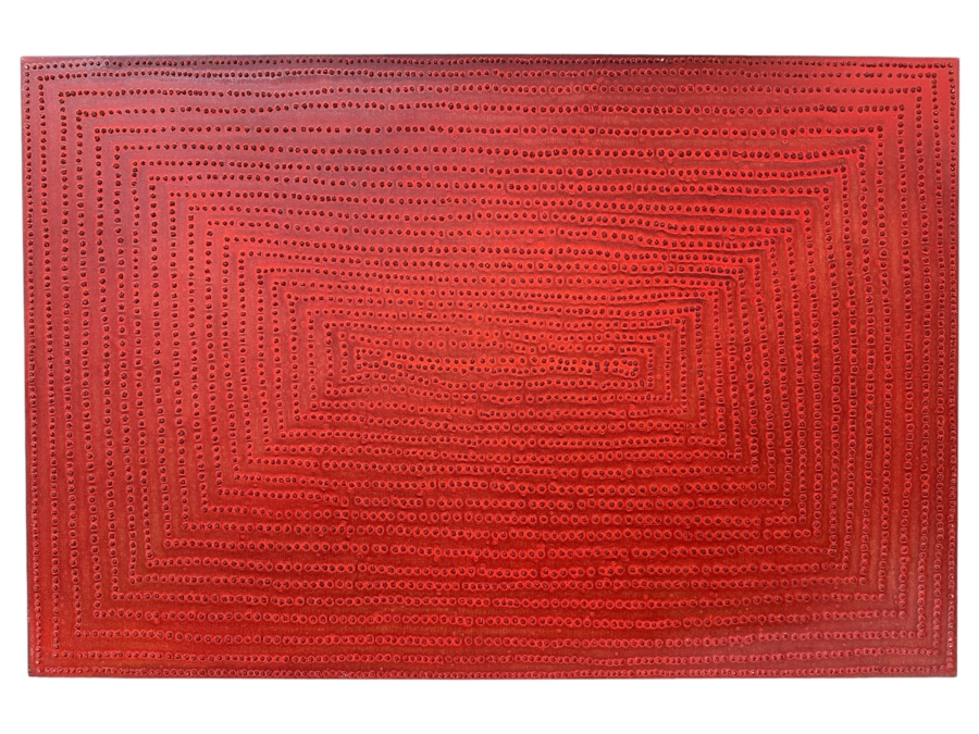 Gerrit Greve (1948-2024, Cardiff by the Sea, CA) Original Acrylic Painting On Canvas Titled 'Dreaming 24' 2006 Signed Verso 24 X 36 Estimate $800 - $1,100 [Photo 1]