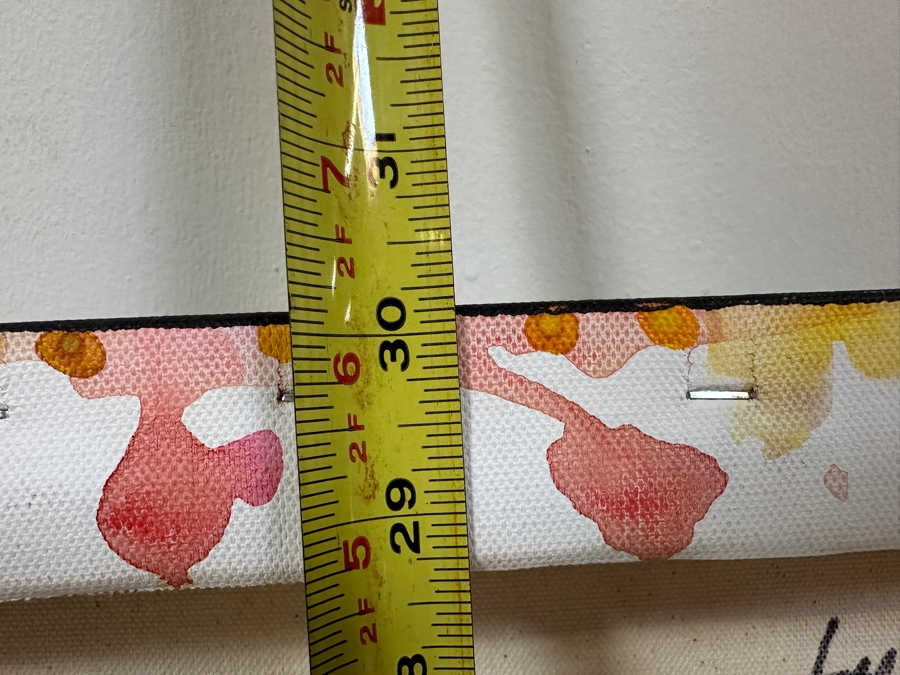 Gerrit Greve (1948-2024, Cardiff by the Sea, CA) Original Acrylic Painting On Canvas Titled 'Abstract Flower Series' 2020 Signed Verso 24 X 30 Estimate $700 - $900 [Photo 9]