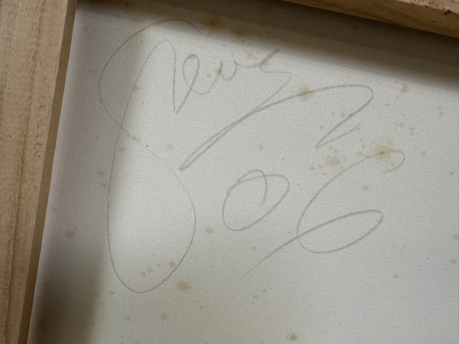 Gerrit Greve (1948-2024, Cardiff by the Sea, CA) Original Acrylic Painting On Canvas Titled 'Timeless 16' 2006 Signed Bottom Right and Verso 48 X 24 Estimate $1,200 - $1,500 [Photo 11]