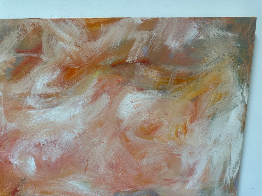 Gerrit Greve (1948-2024, Cardiff by the Sea, CA) Original Acrylic Painting On Canvas Titled 'Abstract Series 0077' 2006 Signed Verso 48 X 24 Estimate $1,200 - $1,500 [Photo 3]