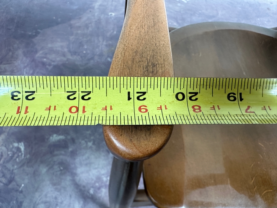 Just Added - Mid-Century Modern Wooden Armchair - Maker / Designer Unknown 21.5W X 19.5D X 31H [Photo 14]