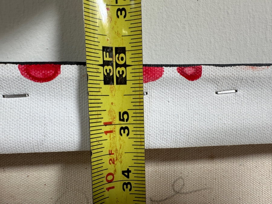 Gerrit Greve (1948-2024, Cardiff by the Sea, CA) Original Acrylic Painting On Canvas Titled 'Dream 08' 2011 Signed Verso 12 X 36 Estimate $400 - $600 [Photo 4]