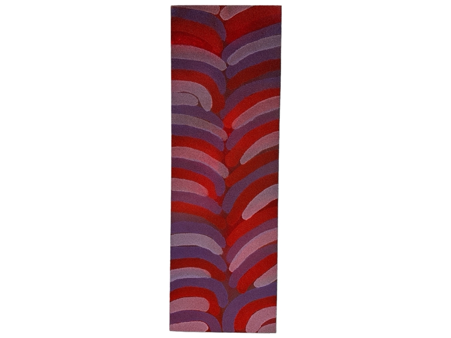Gerrit Greve (1948-2024, Cardiff by the Sea, CA) Original Acrylic Painting On Canvas Titled 'Dream 09' 2011 Signed Verso 12 X 36 Estimate $400 - $600 [Photo 1]