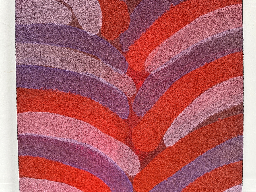 Gerrit Greve (1948-2024, Cardiff by the Sea, CA) Original Acrylic Painting On Canvas Titled 'Dream 09' 2011 Signed Verso 12 X 36 Estimate $400 - $600 [Photo 4]