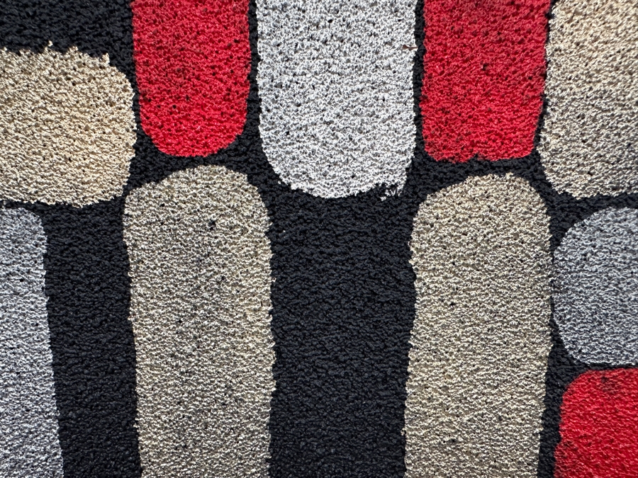 Gerrit Greve (1948-2024, Cardiff by the Sea, CA) Original Acrylic Painting On Canvas Titled 'Architecture 3' 2014 Signed Verso 12 X 36 Estimate $400 - $600 [Photo 3]