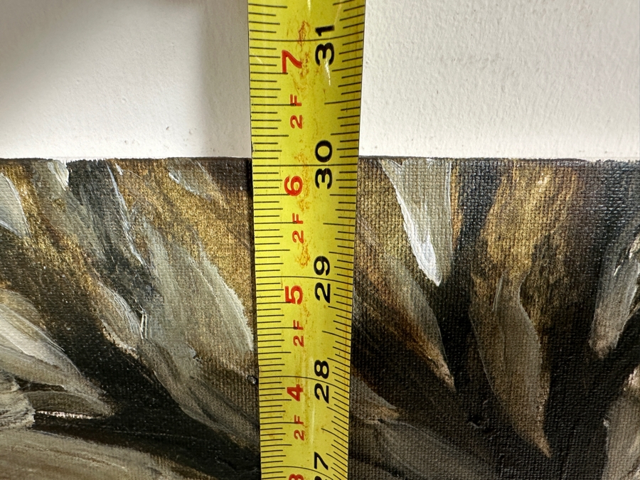 Gerrit Greve (1948-2024, Cardiff by the Sea, CA) Original Acrylic Painting On Canvas Titled 'Mindscape 038' 2004 Signed Verso 30 X 30 Estimate $900 - $1,200 [Photo 8]