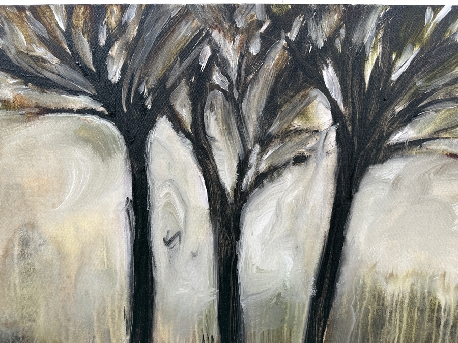 Gerrit Greve (1948-2024, Cardiff by the Sea, CA) Original Acrylic Painting On Canvas Titled 'Mindscape 038' 2004 Signed Verso 30 X 30 Estimate $900 - $1,200 [Photo 2]