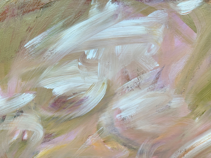 Gerrit Greve (1948-2024, Cardiff by the Sea, CA) Original Acrylic Painting On Canvas Titled 'Abstract Series 003' 2004 Signed Verso 30 X 30 Estimate $900 - $1,200 [Photo 2]