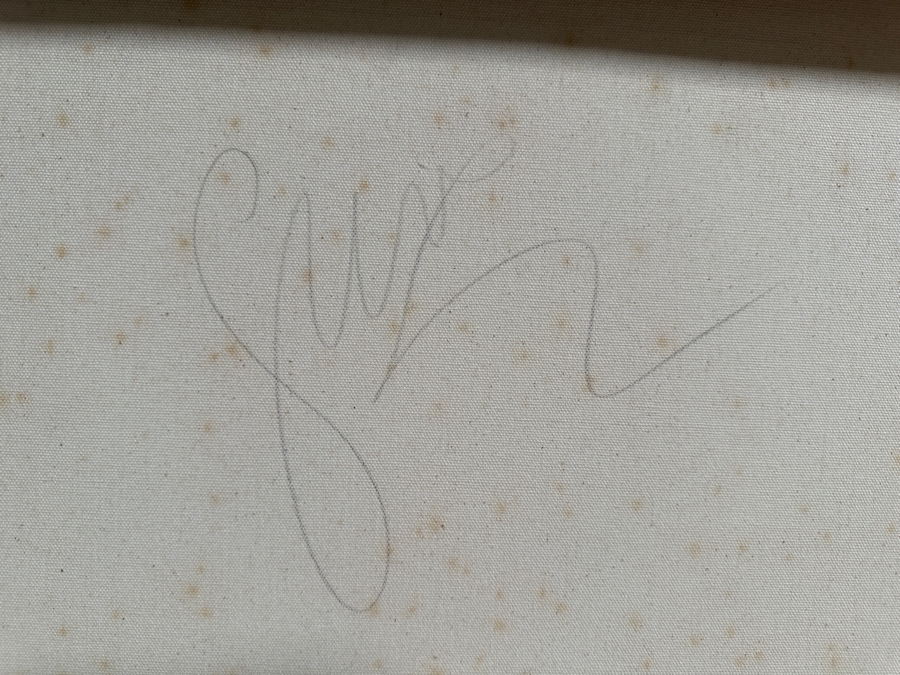 Gerrit Greve (1948-2024, Cardiff by the Sea, CA) Original Acrylic Painting On Canvas Titled 'Abstract Color Field In Manner of Mark Rothko' 2017 Signed Verso 24 X 36 Estimate $900 - $1,100 [Photo 6]