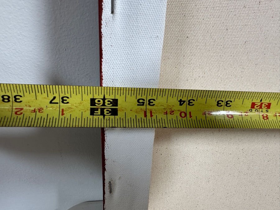 Gerrit Greve (1948-2024, Cardiff by the Sea, CA) Original Acrylic Painting On Canvas Titled 'Abstract Series' 2011 Signed Verso 36 X 18 Estimate $600 - $800 [Photo 9]