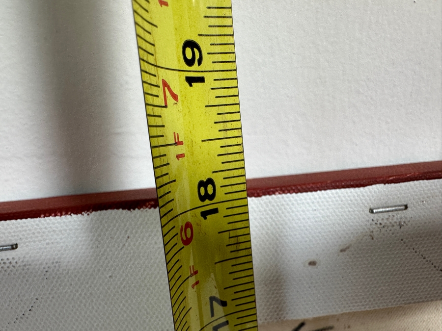 Gerrit Greve (1948-2024, Cardiff by the Sea, CA) Original Acrylic Painting On Canvas Titled 'Abstract Series' 2011 Signed Verso 36 X 18 Estimate $600 - $800 [Photo 10]