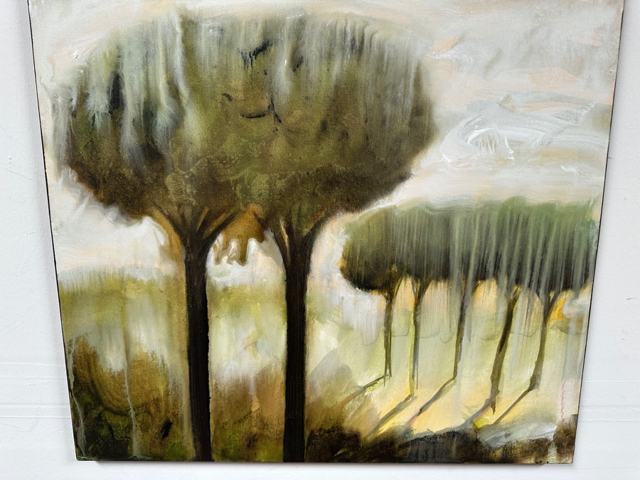 Gerrit Greve (1948-2024, Cardiff by the Sea, CA) Original Acrylic Painting On Canvas Titled 'Mindscape 067' 2004 Signed Verso 24 X 24 Estimate $500 - $700 [Photo 6]