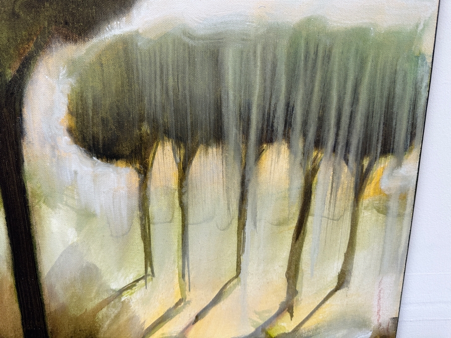 Gerrit Greve (1948-2024, Cardiff by the Sea, CA) Original Acrylic Painting On Canvas Titled 'Mindscape 067' 2004 Signed Verso 24 X 24 Estimate $500 - $700 [Photo 4]