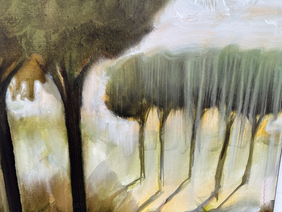 Gerrit Greve (1948-2024, Cardiff by the Sea, CA) Original Acrylic Painting On Canvas Titled 'Mindscape 067' 2004 Signed Verso 24 X 24 Estimate $500 - $700 [Photo 3]