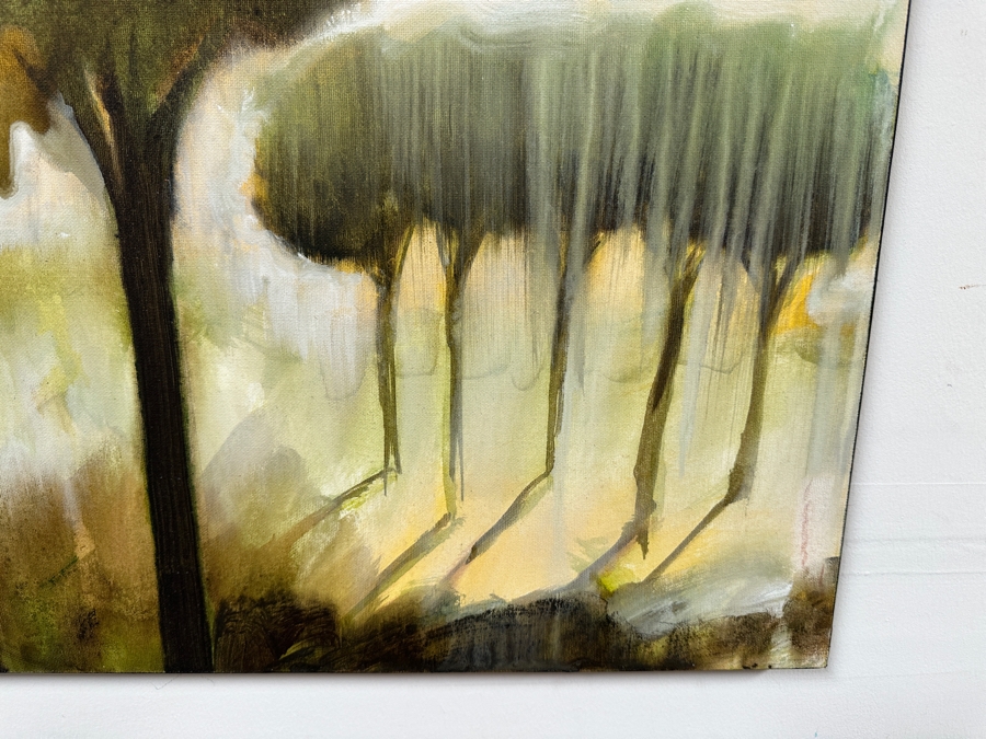 Gerrit Greve (1948-2024, Cardiff by the Sea, CA) Original Acrylic Painting On Canvas Titled 'Mindscape 067' 2004 Signed Verso 24 X 24 Estimate $500 - $700 [Photo 5]