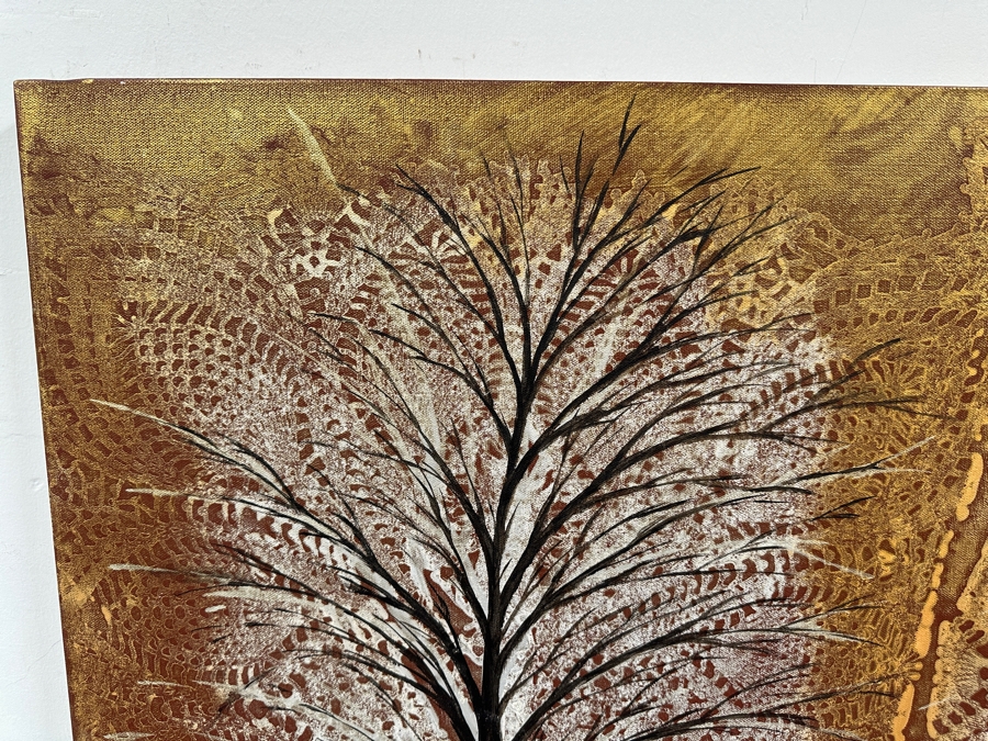 Gerrit Greve (1948-2024, Cardiff by the Sea, CA) Original Acrylic Painting On Canvas Titled 'Journey 440' 2022 Signed Verso 40 X 30 Estimate $1,200 - $1,500 [Photo 3]