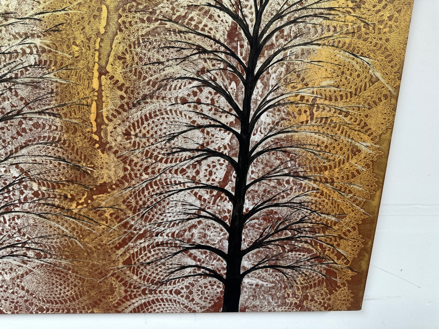 Gerrit Greve (1948-2024, Cardiff by the Sea, CA) Original Acrylic Painting On Canvas Titled 'Journey 440' 2022 Signed Verso 40 X 30 Estimate $1,200 - $1,500 [Photo 6]