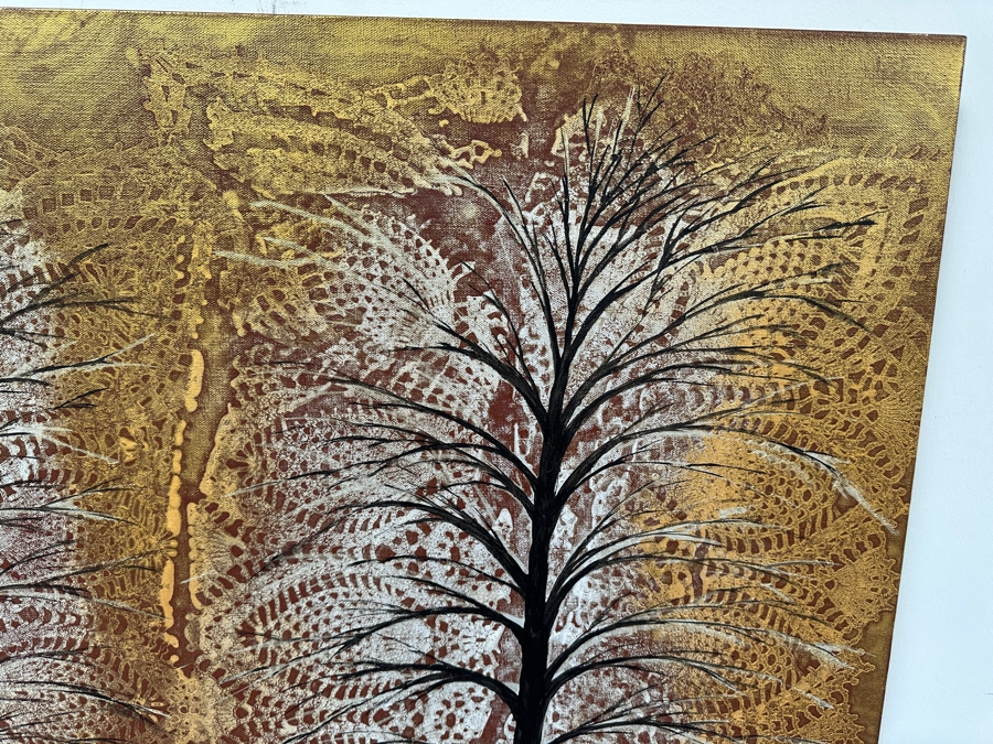 Gerrit Greve (1948-2024, Cardiff by the Sea, CA) Original Acrylic Painting On Canvas Titled 'Journey 440' 2022 Signed Verso 40 X 30 Estimate $1,200 - $1,500 [Photo 5]