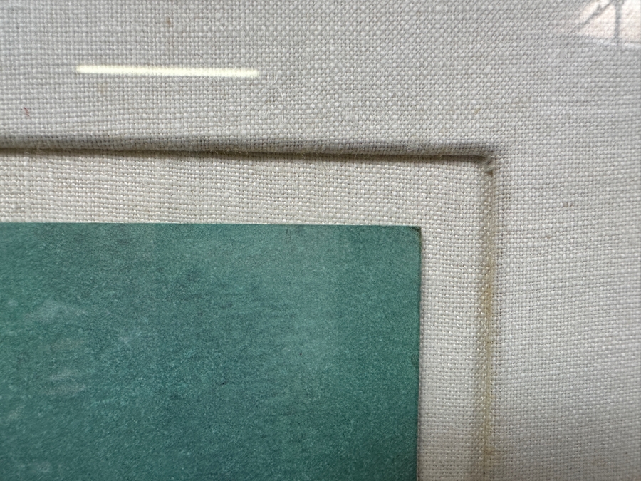 Gerrit Greve (1948-2024, Cardiff by the Sea, CA) Original Acrylic Painting On Paper Titled 'Norway Traveler' 1987 Signed Bottom Right 20 X 26 Estimate $500 - $700 [Photo 10]