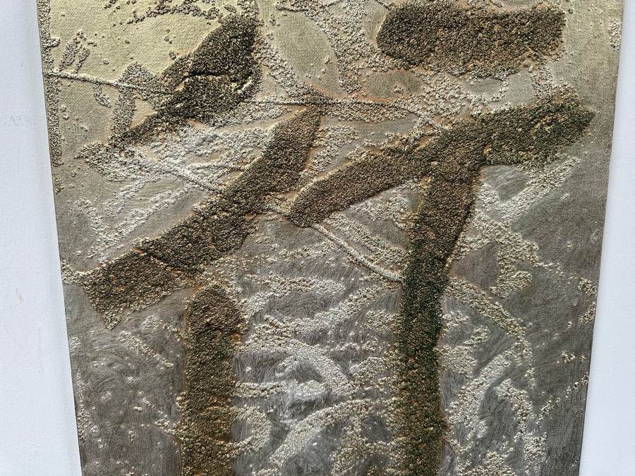 Gerrit Greve (1948-2024, Cardiff by the Sea, CA) Original Acrylic Painting On Canvas Titled 'To Journey - Calligraphy Collection' 2004 Signed Verso 16 X 20 Estimate $300 - $400 [Photo 3]